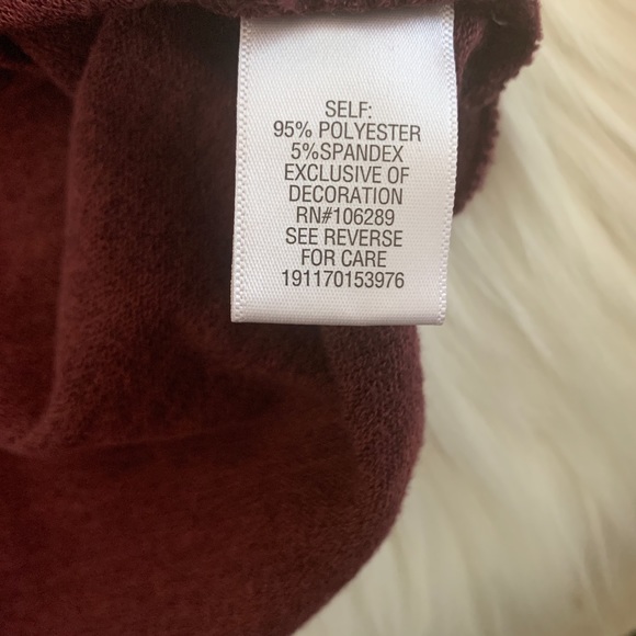 Candie’s burgundy dress with lace back Super cute! - Picture 6 of 7